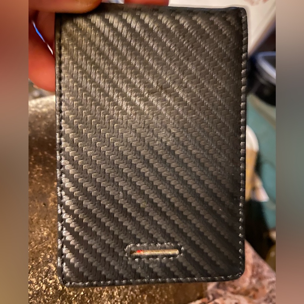 ZITAHLI Black Men's Wallet ID Card Holder